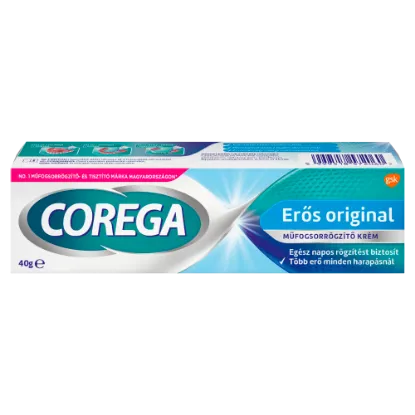 Corega erős műfogsorrögzítő krém 40 g termékhez kapcsolódó kép
