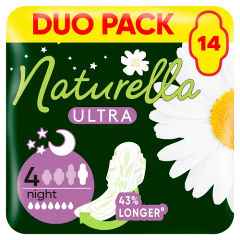 Naturella Ultra Night Méret 4 Szárnyas Betét 14 db termékhez kapcsolódó kép
