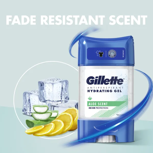 Gillette Aloé Izzadásgátló Dezodor Hidratáló Gél Férfiaknak termékhez kapcsolódó kép