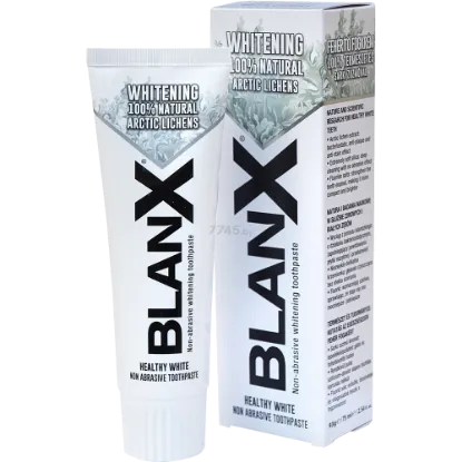 Blanx fehérítő fogkrém 100% természetes sarki zuzmóval 75 ml termékhez kapcsolódó kép
