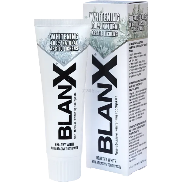 Blanx fehérítő fogkrém 100% természetes sarki zuzmóval 75 ml termékhez kapcsolódó kép