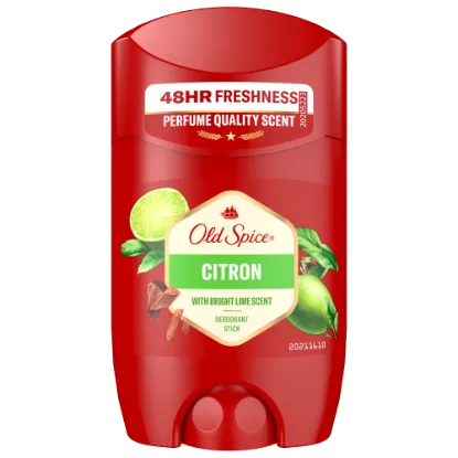 Old Spice Citron Stift Dezodor Férfiaknak, Alumíniummentes, 48 Órás Frissesség,  ml termékhez kapcsolódó kép