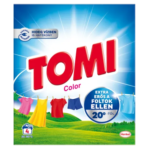 Tomi Color mosószer színes ruhákhoz 4 mosás 220 g termékhez kapcsolódó kép