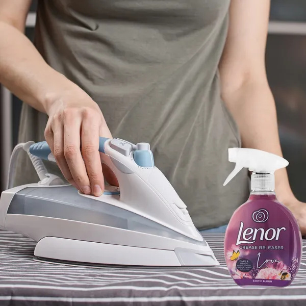 Lenor gyűrődés kisimító spray 500ml Love Exotic Bloom termékhez kapcsolódó kép