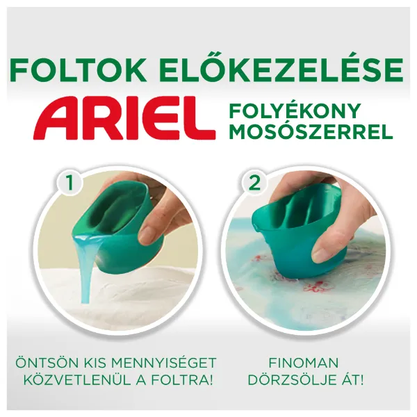 Ariel Folyékony Mosószer 3l, 60 Mosáshoz, +Touch Of Lenor Fresh Air termékhez kapcsolódó kép