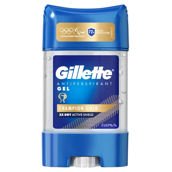 Gillette Champion Gold Izzadásgátló Gél Dezodor Férfiaknak, 70 ml termékhez kapcsolódó kép