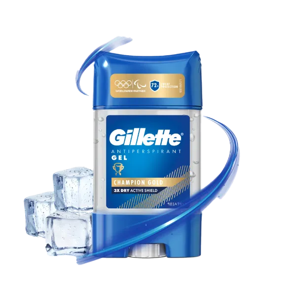Gillette Champion Gold Izzadásgátló Gél Dezodor Férfiaknak, 70 ml termékhez kapcsolódó kép
