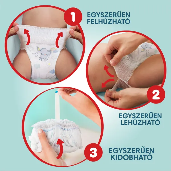 Pampers Premium Care Bugyipelenka, Méret: 6, 31 db Bugyipelenka, 15kg+ termékhez kapcsolódó kép