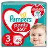 Pampers Pants Bugyipelenka, Méret: 3, 62 db pelenka, 6kg-11kg termékhez kapcsolódó kép