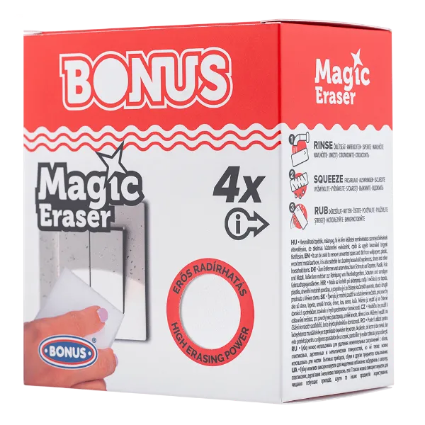 Bonus Magic Eraser radírszivacs 4x termékhez kapcsolódó kép