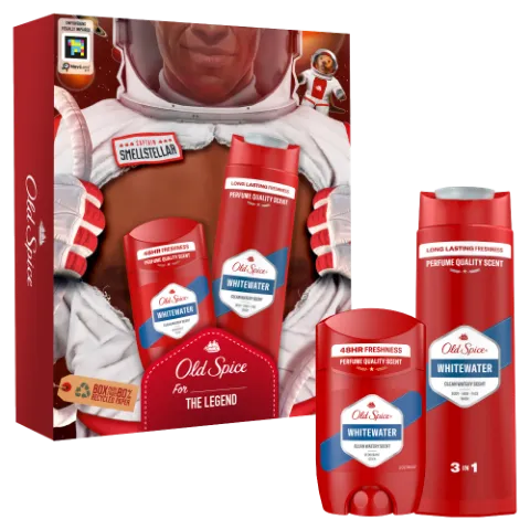 Old Spice Whitewater Astronaut ajándékcsomag (stift dezodor és tusfürdő) termékhez kapcsolódó kép