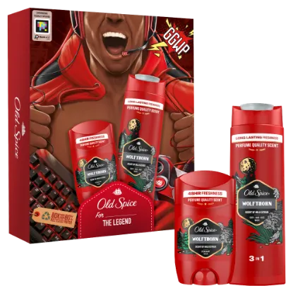 Old Spice Wolfthorn Gamer ajándékcsomag (stift dezodor és tusfürdő) termékhez kapcsolódó kép
