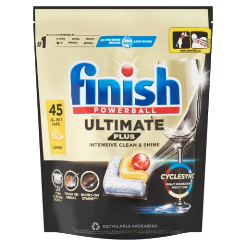 Finish Powerball Ultimate Plus All in 1 Citrom mosogatógép kapszula 45 kapszula 549 g termékhez kapcsolódó kép