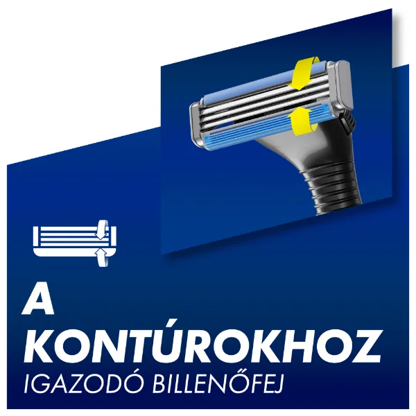 Gillette Sensor3 Borotva, – 8 db Penge termékhez kapcsolódó kép