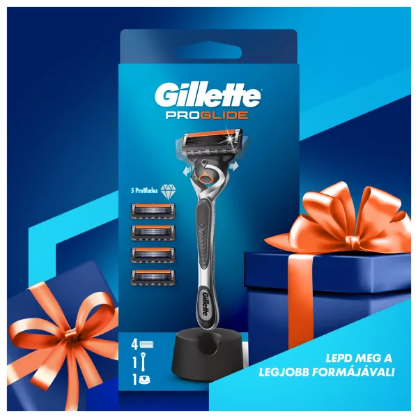 Gillette ProGlide Férfi Borotva, 1 db Gillette Borotva, 5 db Borotvabetét termékhez kapcsolódó kép