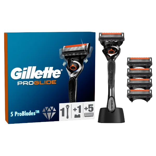 Gillette ProGlide Férfi Borotva, 1 db Gillette Borotva, 5 db Borotvabetét termékhez kapcsolódó kép