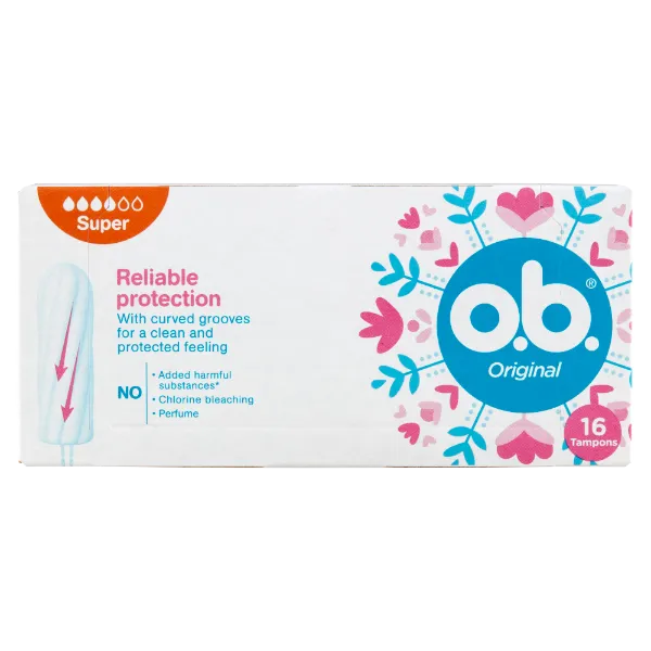 o.b. Original Super tampon 16 pcs termékhez kapcsolódó kép