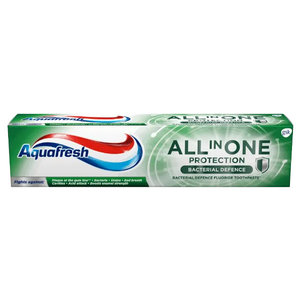 Aquafresh All in One Protection Bacterial Defence fluoridos fogkrém 100 ml termékhez kapcsolódó kép