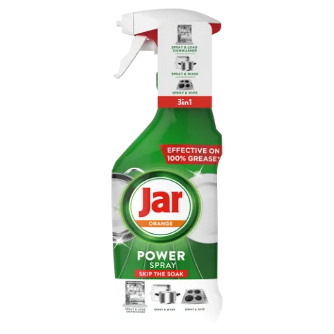 Jar Power Spray, 3 az 1-ben,Könnyű tisztítás és ragyogás az edényekhez és a konyhához,narancs,500 ml termékhez kapcsolódó kép