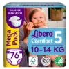 Libero Comfort egyszerhasználatos pelenka, méret: 5, 10-14 kg, 76 db termékhez kapcsolódó kép