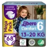 Libero Comfort egyszerhasználatos pelenka, méret: 6, 13-20 kg, 68 db termékhez kapcsolódó kép