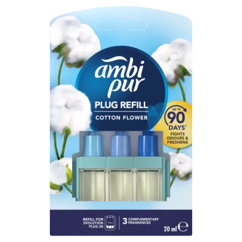 Ambi Pur Cotton Elektromos Légfrissítő-utántöltő, 20ml termékhez kapcsolódó kép