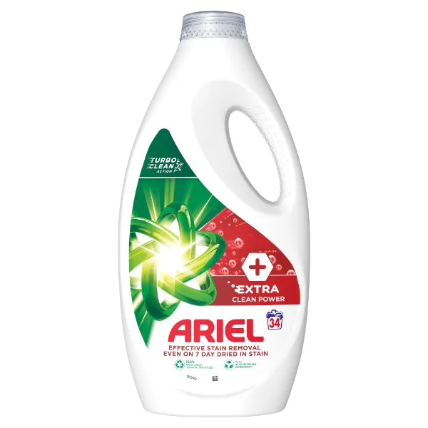 Ariel Folyékony Mosószer +Extra Clean Power 34 Mosáshoz, 1,7 L termékhez kapcsolódó kép