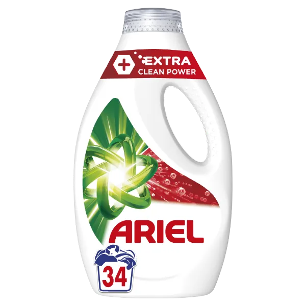 Ariel Folyékony Mosószer +Extra Clean Power 34 Mosáshoz, 1,7 L termékhez kapcsolódó kép
