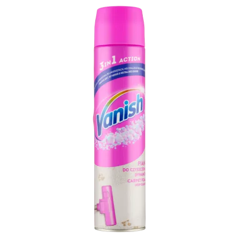 Vanish 3 in 1 Action szőnyeg és kárpit tisztító hab 600 ml termékhez kapcsolódó kép