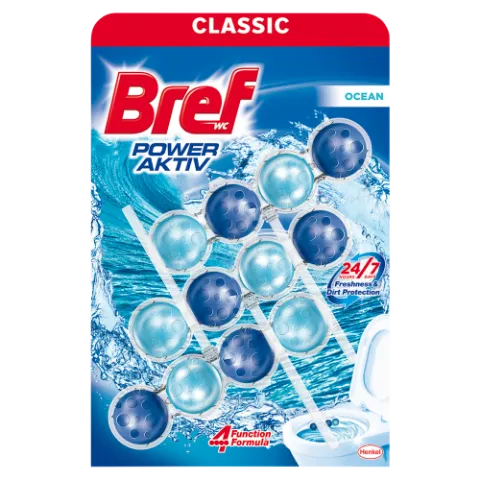 Bref Power Aktiv Ocean WC frissítő 3 x 50 g  termékhez kapcsolódó kép