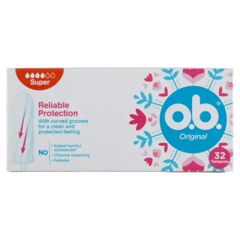 o.b. Original Super tampon 32 db termékhez kapcsolódó kép