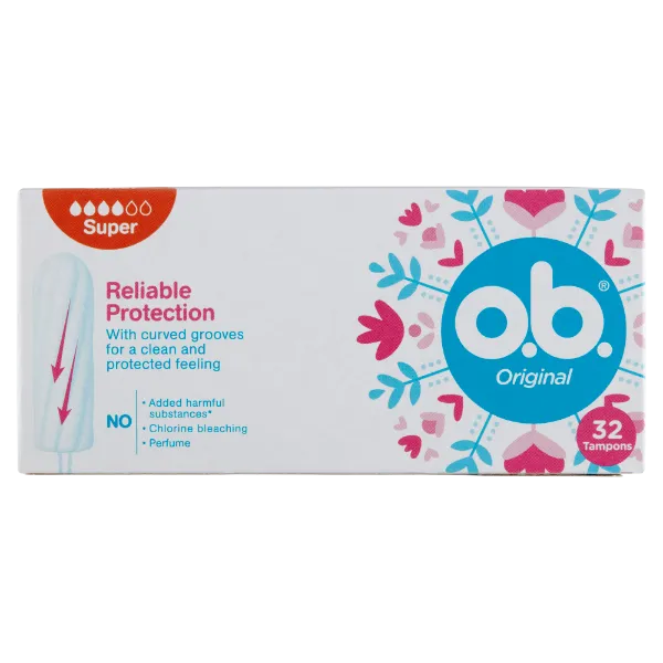 o.b. Original Super tampon 32 db termékhez kapcsolódó kép