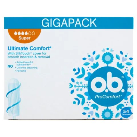 o.b. ProComfort Super tampon 54 db termékhez kapcsolódó kép