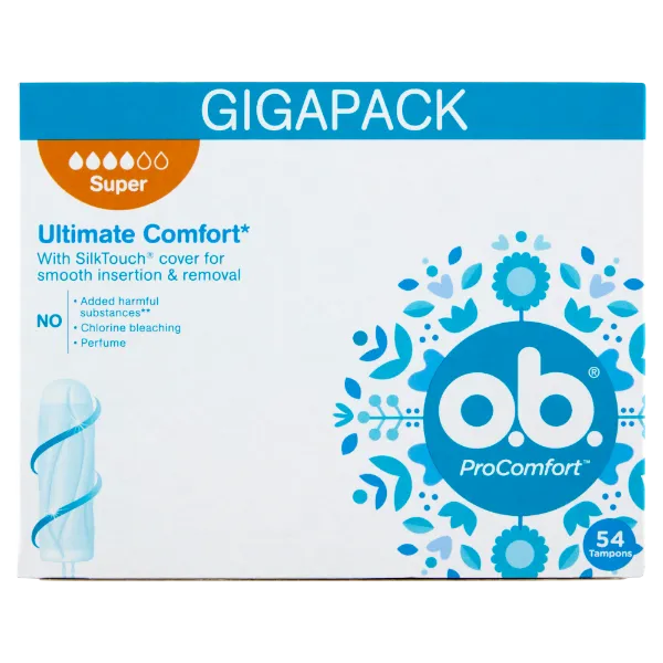 o.b. ProComfort Super tampon 54 db termékhez kapcsolódó kép