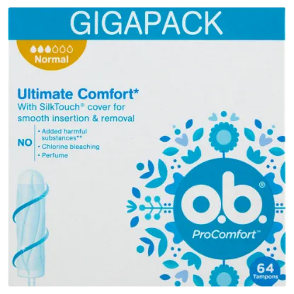 o.b. ProComfort Normál tampon 64 db termékhez kapcsolódó kép