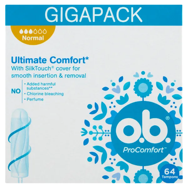 o.b. ProComfort Normál tampon 64 db termékhez kapcsolódó kép