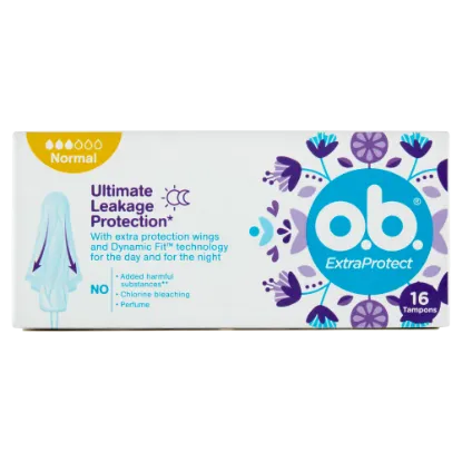 o.b. ExtraProtect Normal tampon 16 db termékhez kapcsolódó kép