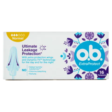 o.b. ExtraProtect Normal tampon 16 db termékhez kapcsolódó kép