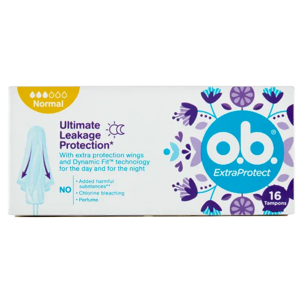 o.b. ExtraProtect Normal tampon 16 db termékhez kapcsolódó kép