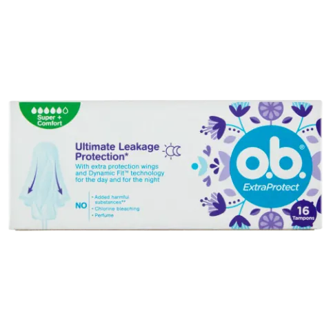 o.b. ExtraProtect Super+ Comfort tampon 16 db termékhez kapcsolódó kép