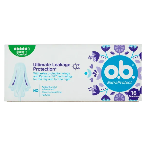 o.b. ExtraProtect Super+ Comfort tampon 16 db termékhez kapcsolódó kép
