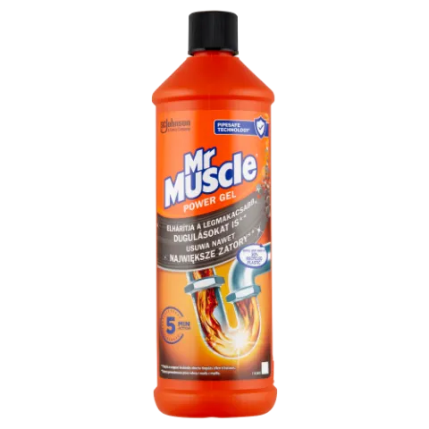 Mr Muscle Power Gel lefolyótisztító gél 1000 ml termékhez kapcsolódó kép
