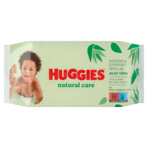 Huggies Natural Care baba törlőkendő 56 db termékhez kapcsolódó kép