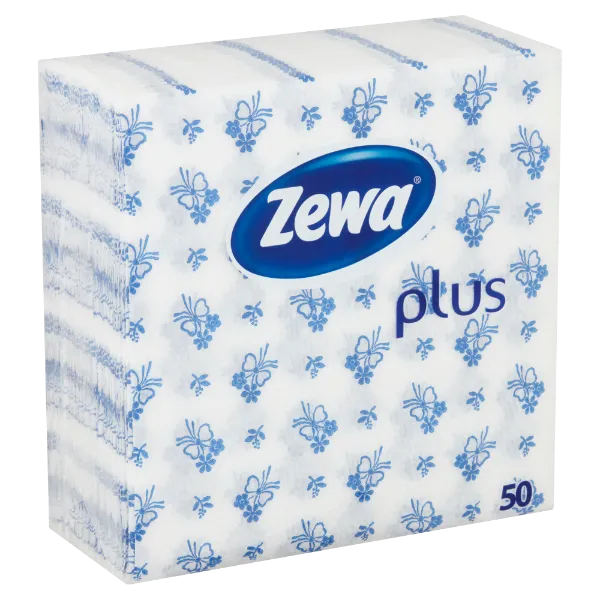 Zewa Plus kék mintás szalvéta 1 rétegű 50 db termékhez kapcsolódó kép