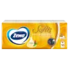 Zewa Softis Soft & Sensitive illatmentes papír zsebkendő 4 rétegű 10 x 9 db termékhez kapcsolódó kép