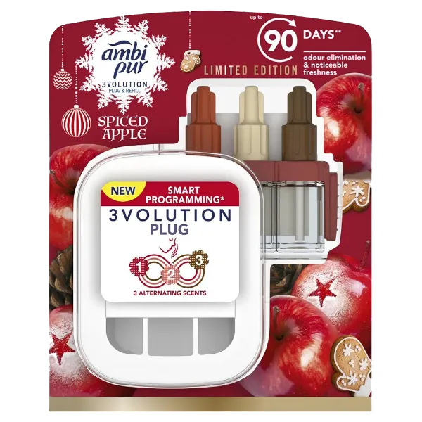 Ambi Pur 3Volution Spiced Apple okos programozású légfrissítő készülék kezdőcsomag, 20ml termékhez kapcsolódó kép