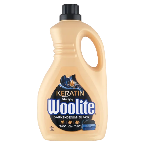 Woolite Keratin Therapy folyékony mosószer keratinnal sötét ruhákhoz 45 mosás 2,7 l termékhez kapcsolódó kép