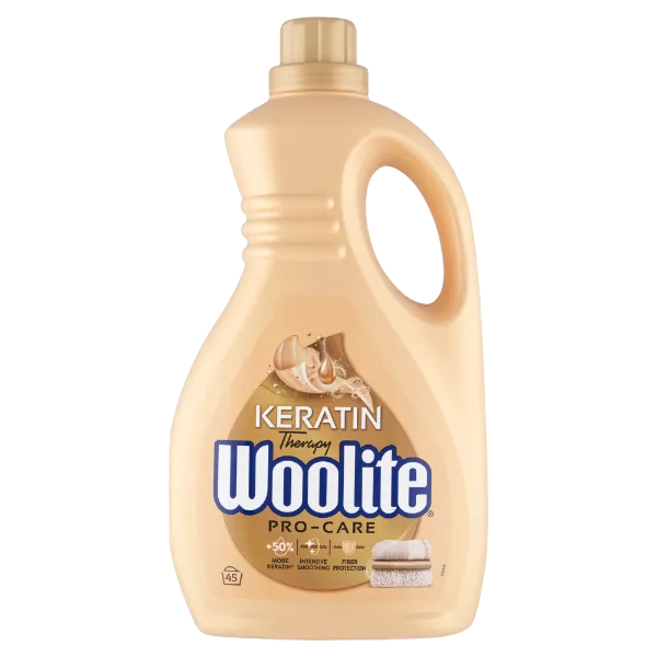 Woolite Keratin Therapy Pro-Care folyékony mosószer keratinnal minden ruhatípushoz 45 mosás 2,7 l termékhez kapcsolódó kép