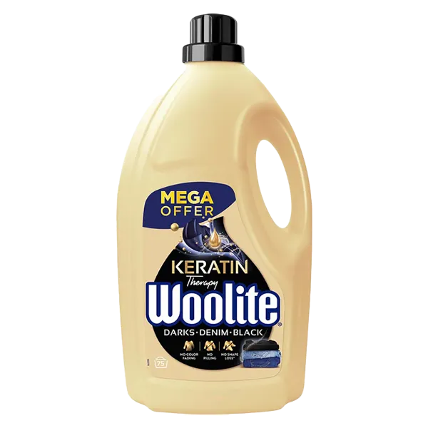 Woolite Keratin Therapy mosószer sötét ruhákhoz 4.5 l 75 mosás termékhez kapcsolódó kép
