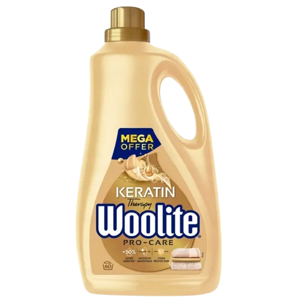 Woolite Keratin Therapy Pro-Care folyékony mosószer keratinnal minden ruhatípushoz 45 mosás 2,7 l termékhez kapcsolódó kép